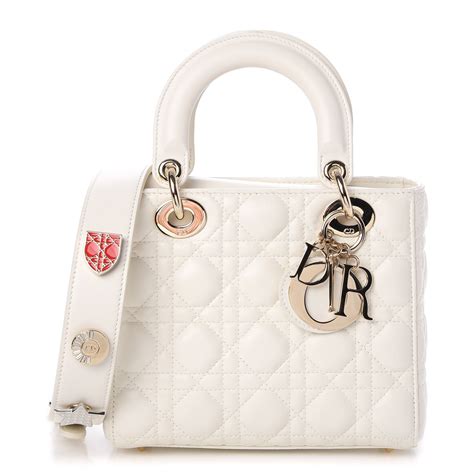 lady dior micro white